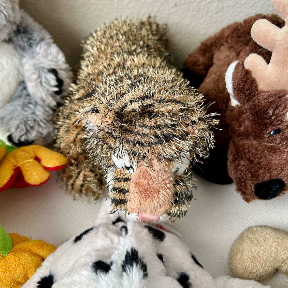 Webkinz - Set of 7 and 1 Santa Outfit - Koala Tiger Reindeer Frog Pug Dalmatian - Picture 8 of 12